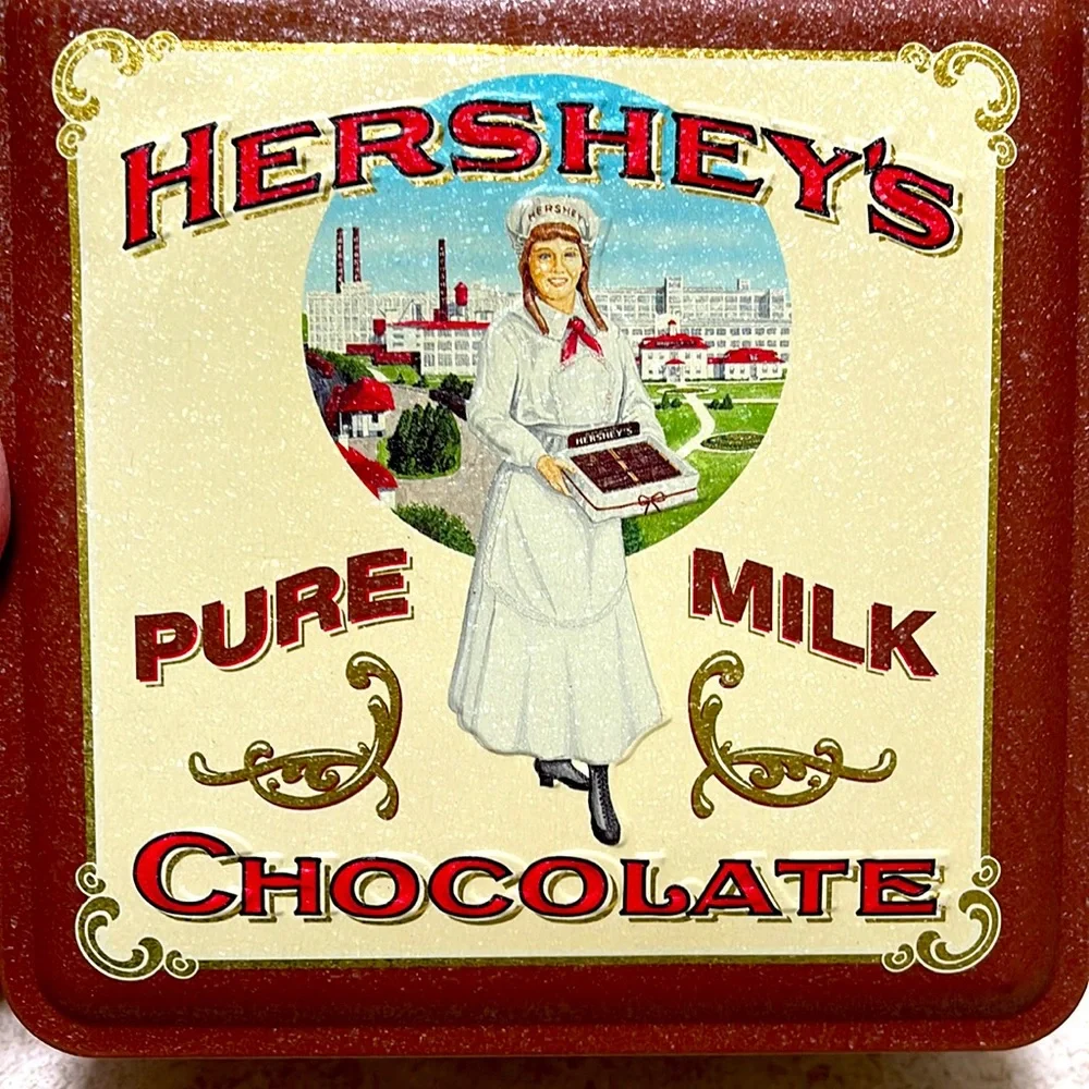VINTAGE EDITION #2 HERSHEY’S PURE MILK CHOCOLATE” METAL TIN